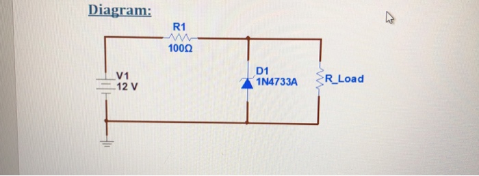 Solved The 1N4733 zener diode used in the circuits below is | Chegg.com