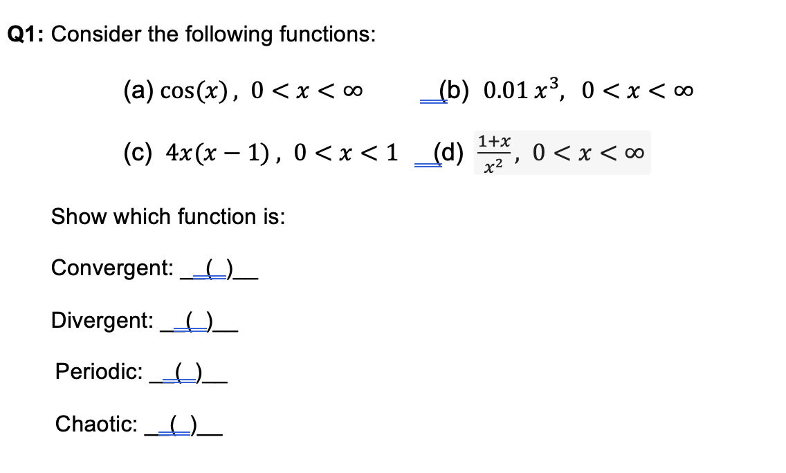 Solved 21 Consider The Following Functions a Cos x 0 Chegg