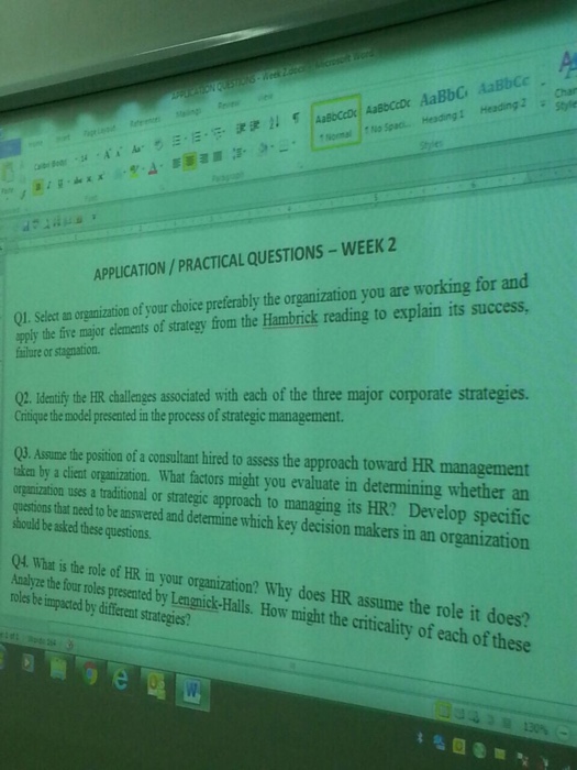 APPLICATION PRACTICAL QUESTIONS WEEK 1 Q1. What can | Chegg.com