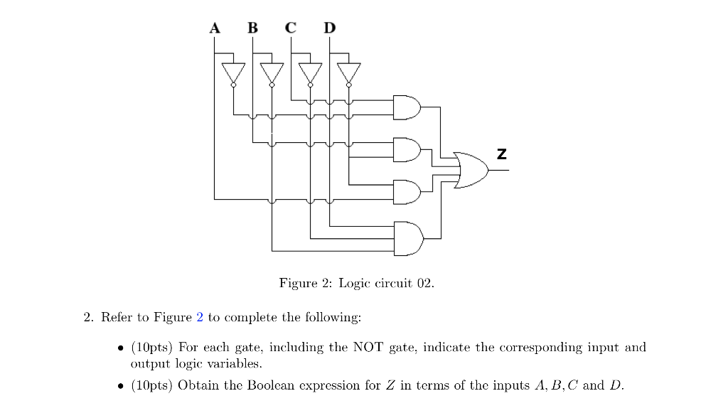 Solved Describing logic circuits algebraically and drawing a | Chegg.com