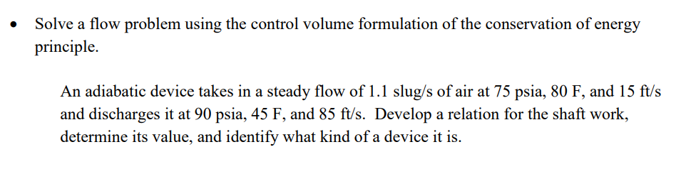 Solved Solve a flow problem using the control volume | Chegg.com