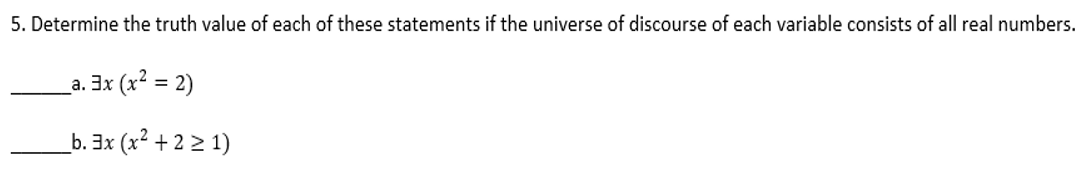 Solved 3 Let P X Be The Statement X X2 If The