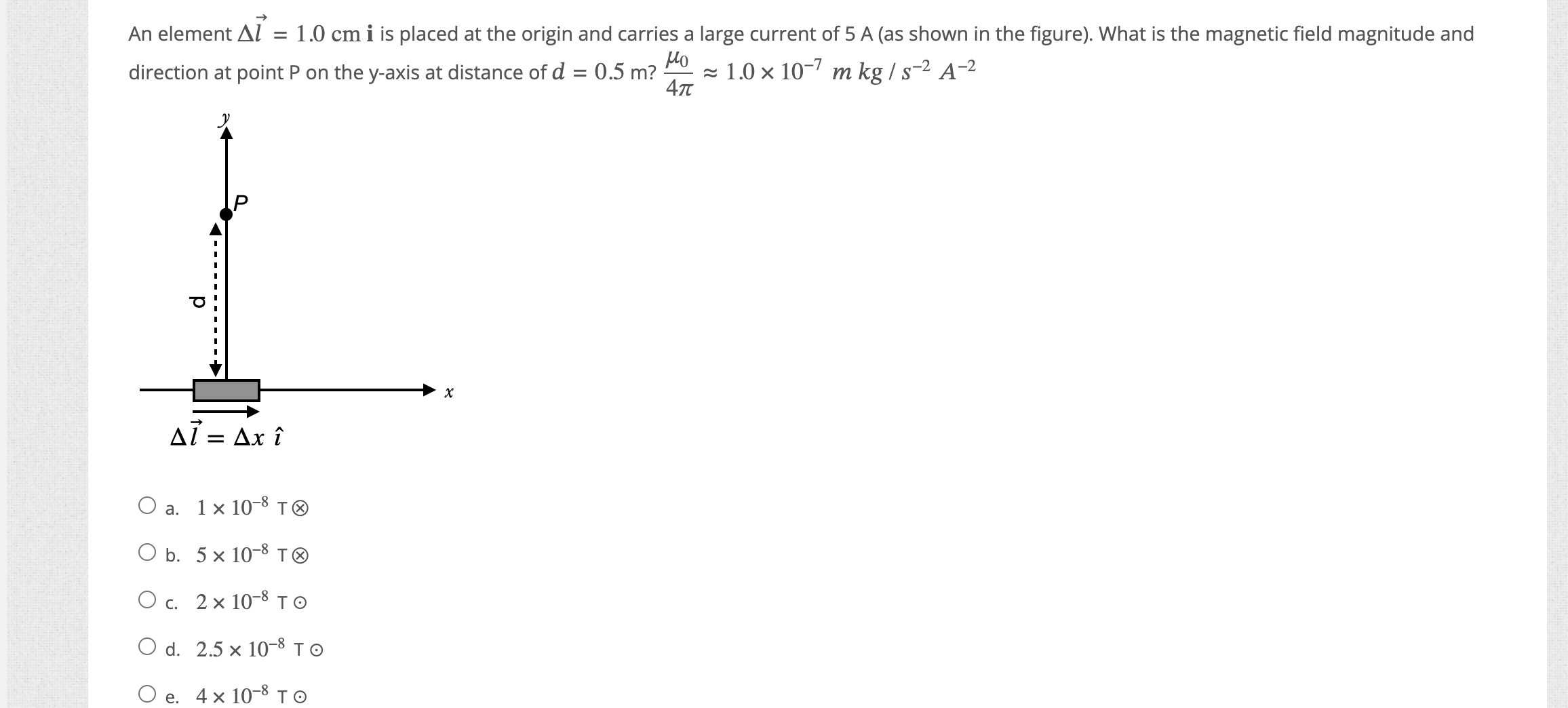 solved-an-element-l-1-0-cmi-is-placed-at-the-origin-and-chegg