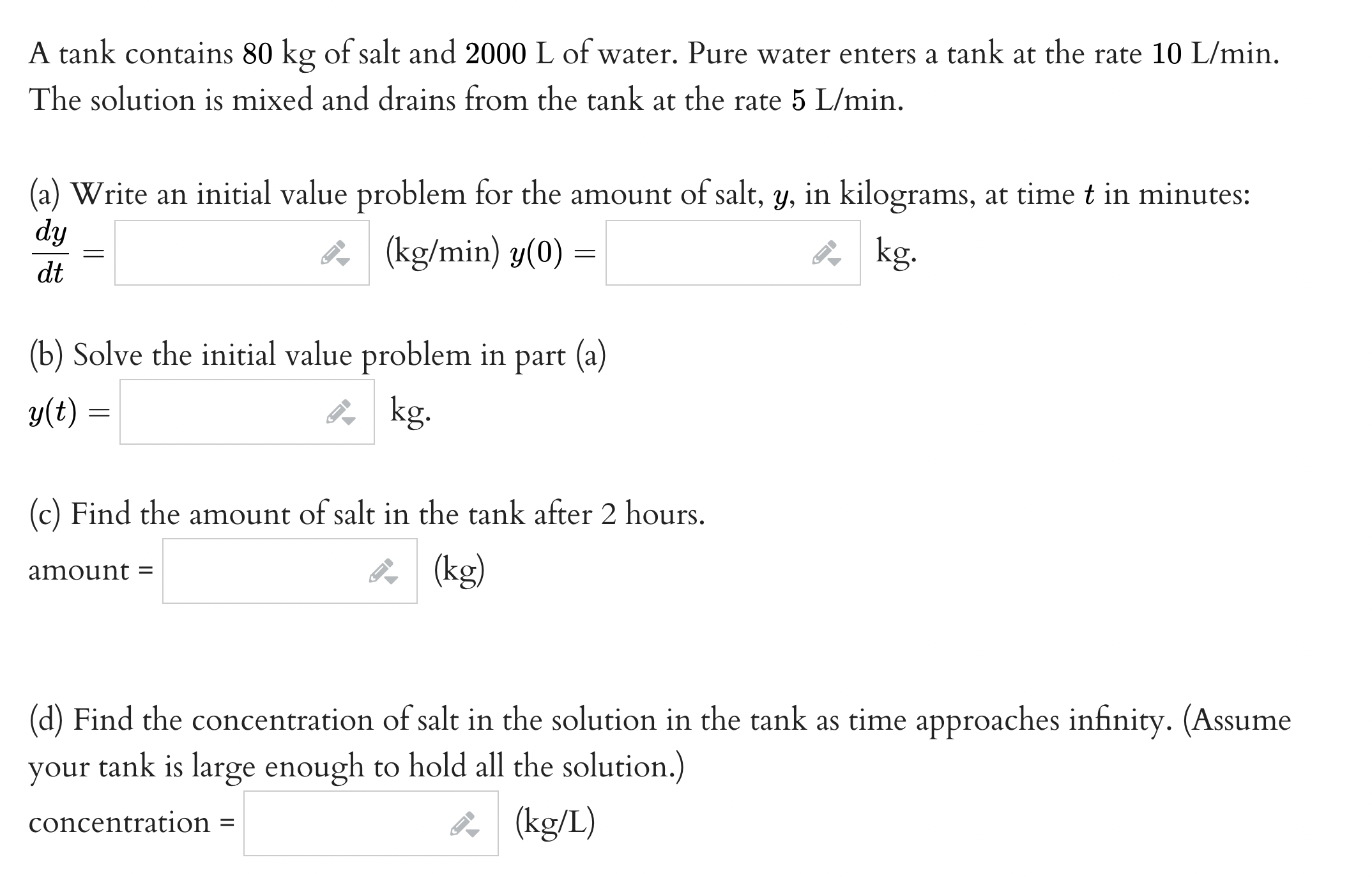 I litre of top water in kg