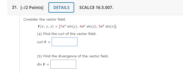 Solved Consider The Vector Field 5405