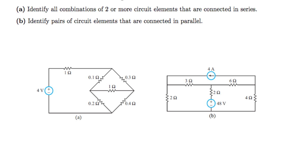 Solved (a) Identify all combinations of 2 or more circuit | Chegg.com