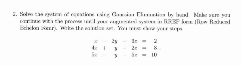 Solved I need help with this problem set. Please show your | Chegg.com