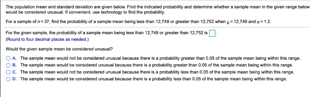 solved-the-population-mean-and-standard-deviation-are-given-chegg