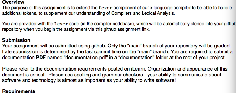 Solved Overview The purpose of this assignment is to extend | Chegg.com