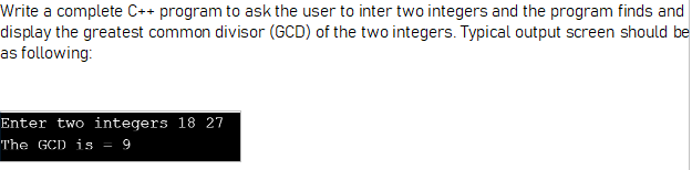 Solved Write a complete C++ program to ask the user to inter | Chegg.com