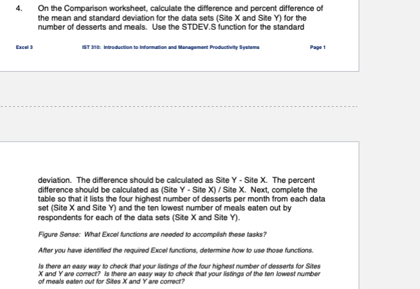 SOLVE QUESTION 4 IN EXCEL PLEASE!!! give me the | Chegg.com