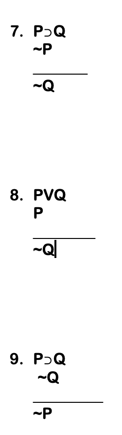 Solved Propositional Logic: For Each Of The | Chegg.com