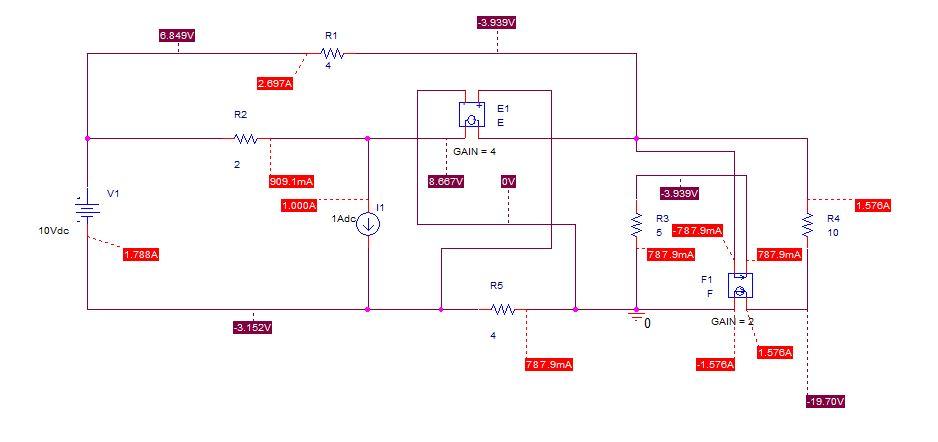 Solved Determine the voltage (Vl,V2,V3 and Vx) and current | Chegg.com