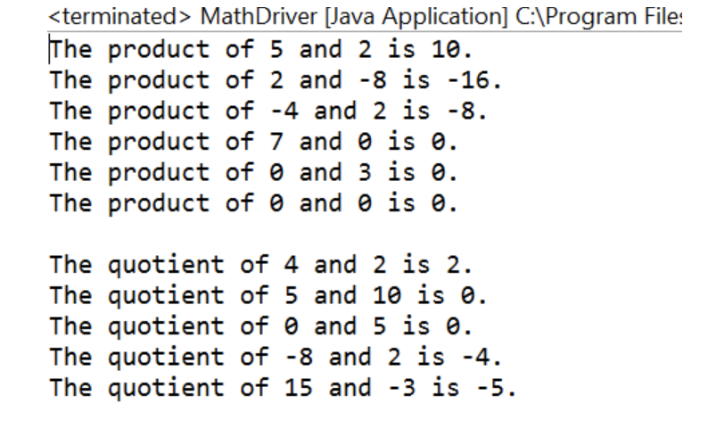 Solved Java implement a static method named multiply that | Chegg.com