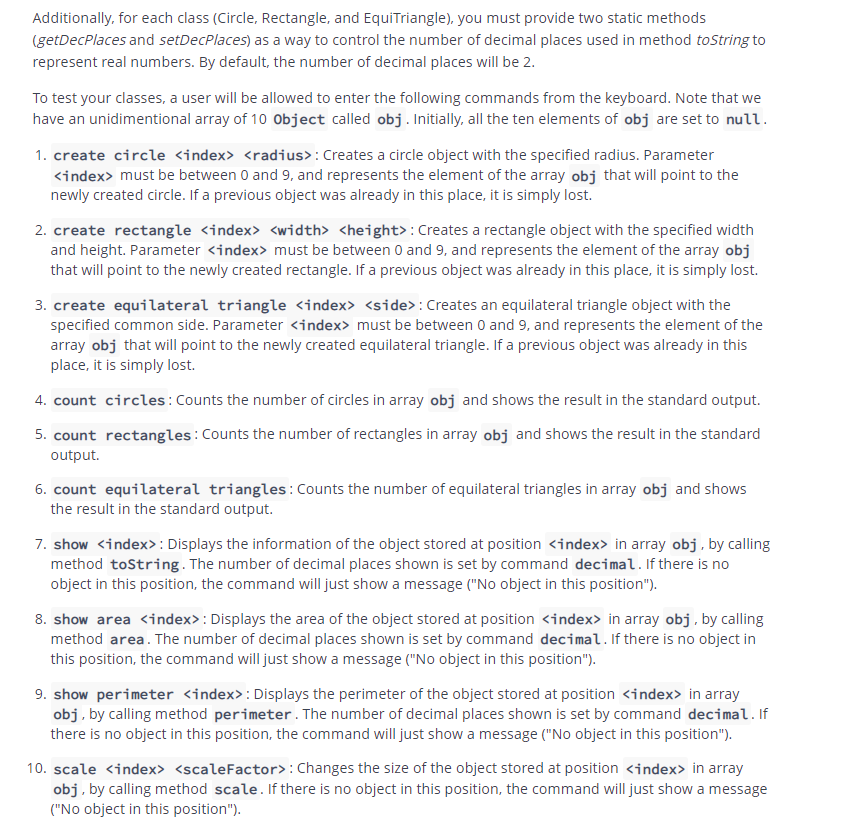 Solved The idea is to implement three classes to manage very | Chegg.com