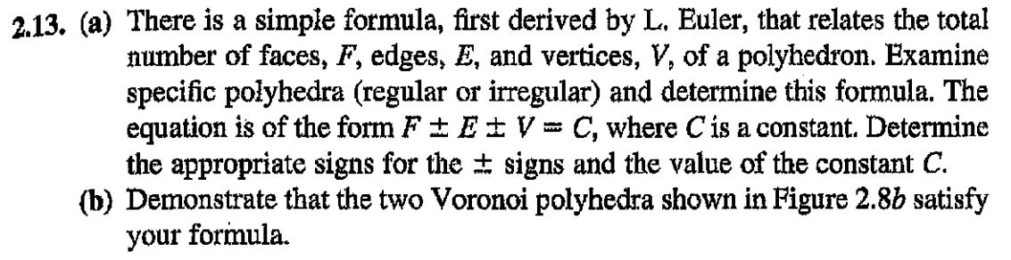 Solved 2.13. (a) There is a simple formula, first derived by | Chegg.com