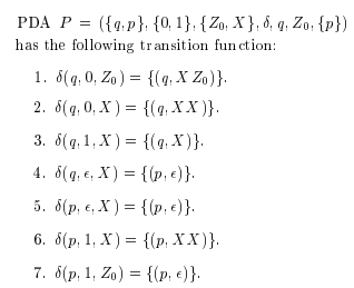 Solved Exercise 6.4.1: For each of the following PDA's, tell | Chegg.com