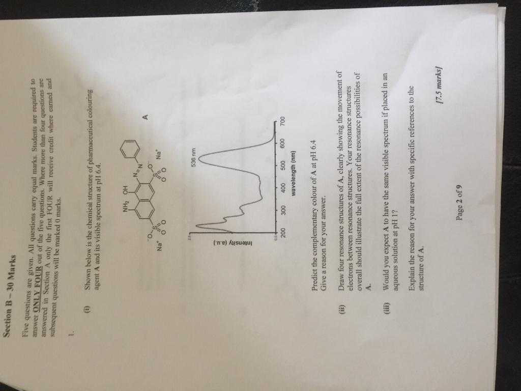 Solved Section B - 30 Marks Five questions are given. All | Chegg.com