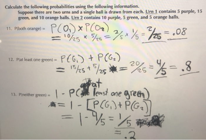 Solved Calculate The Following Probabilities Using The | Chegg.com