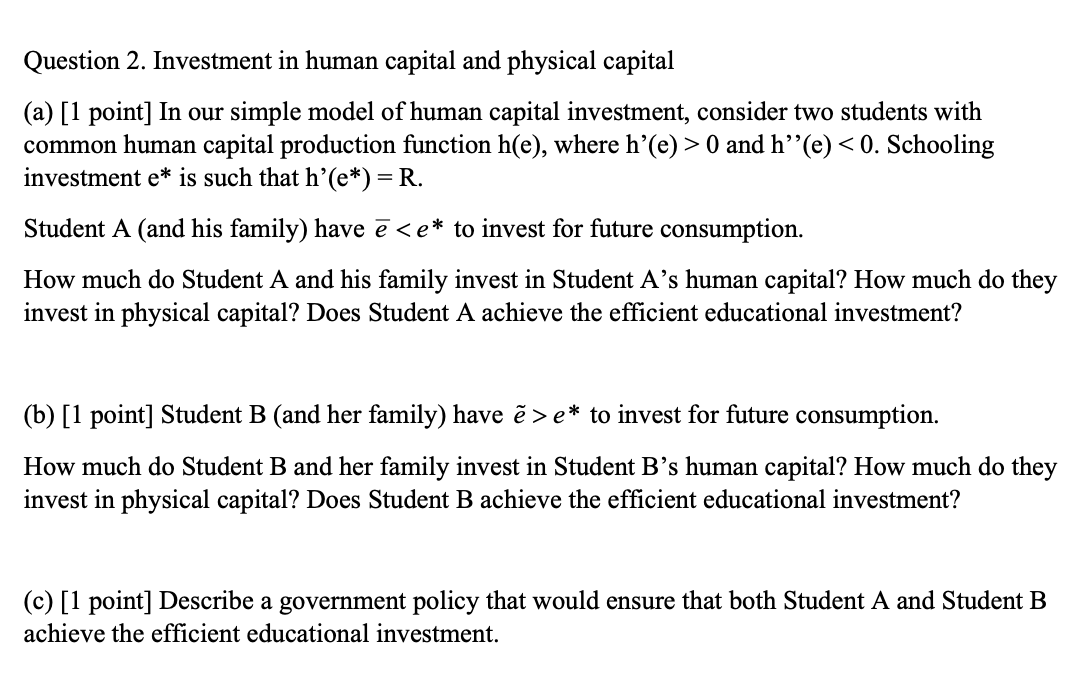 physical capital