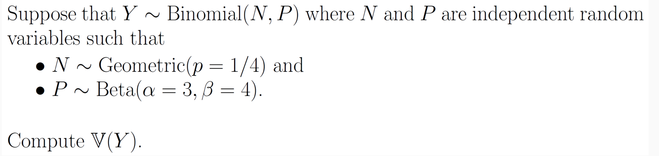 Suppose That Y Binomial N P Where N And P Are Chegg Com