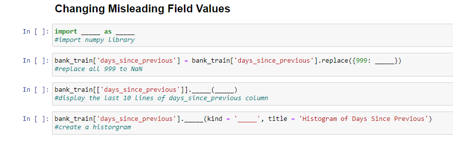 Solved Changing Misleading Field Values | Chegg.com