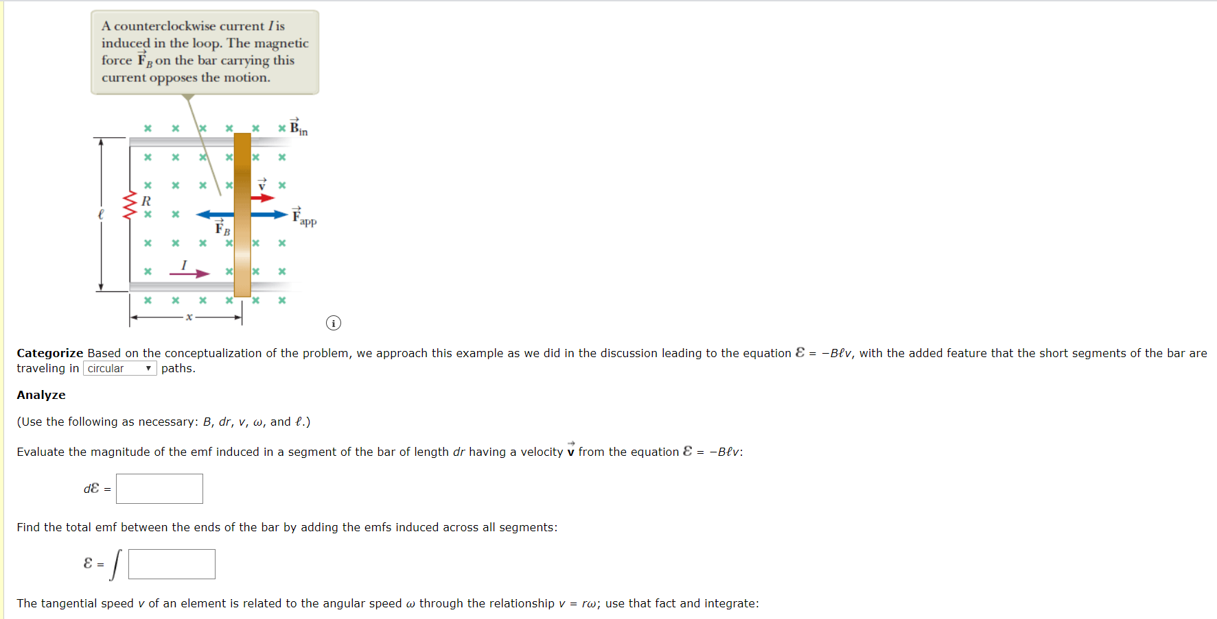 solved-motional-emf-induced-in-a-rotating-bar-a-conducting-chegg