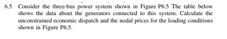 Solved 5 Consider the three-bus power system shown in Figure | Chegg.com