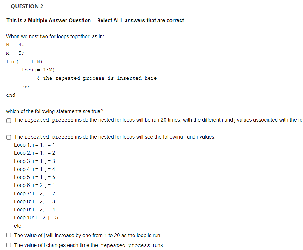 Solved QUESTION 2 This is a Multiple Answer Question -- | Chegg.com