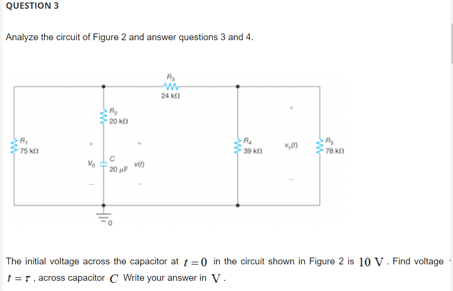 Solved QUESTION 3 Analyze The Circuit Of Figure 2 And Answer | Chegg.com