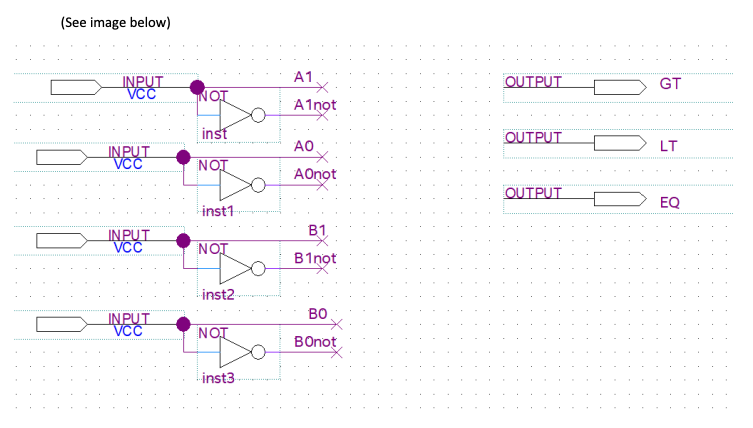 Solved Using labels to connect to the existing signals (A1, | Chegg.com