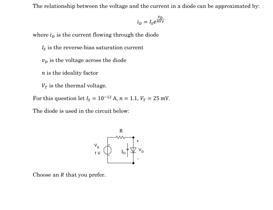 Solved PLEASE help me to derive a load line equation shown | Chegg.com