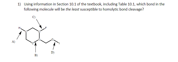 Solved 1) Using information in Section 10.1 of the textbook, | Chegg.com