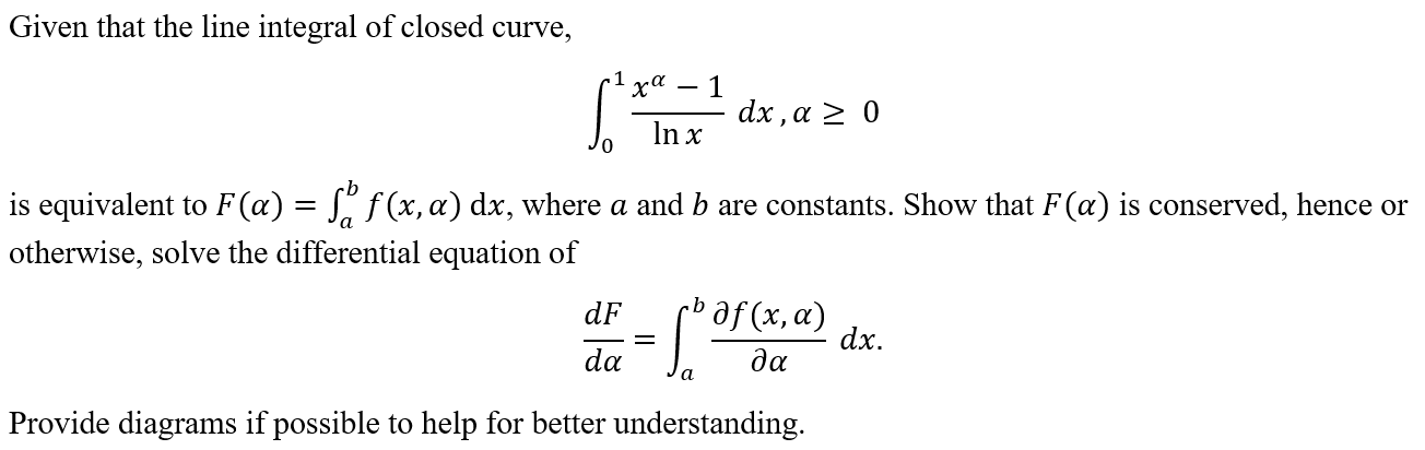 Solved Given that the line integral of closed curve Chegg