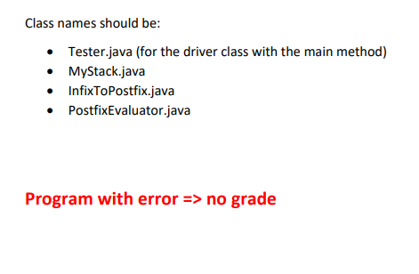 Solved In this project you will create your own stack and | Chegg.com