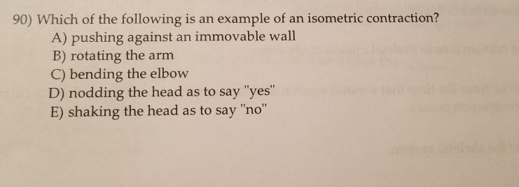 Solved 90 Which Of The Following Is An Example Of An Chegg