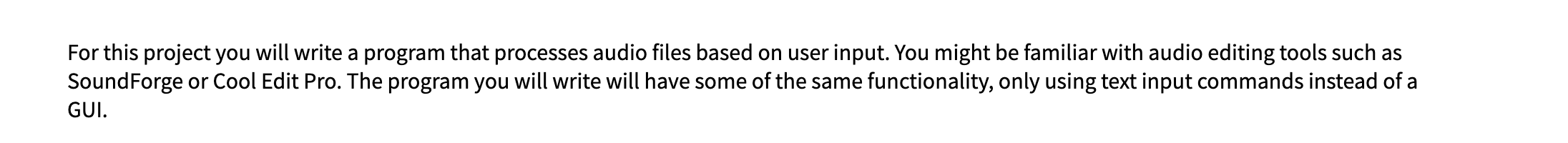 For this project you will write a program that | Chegg.com