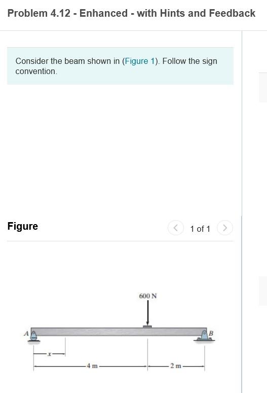 Solved Determine the shear throughout the beam as a function | Chegg.com