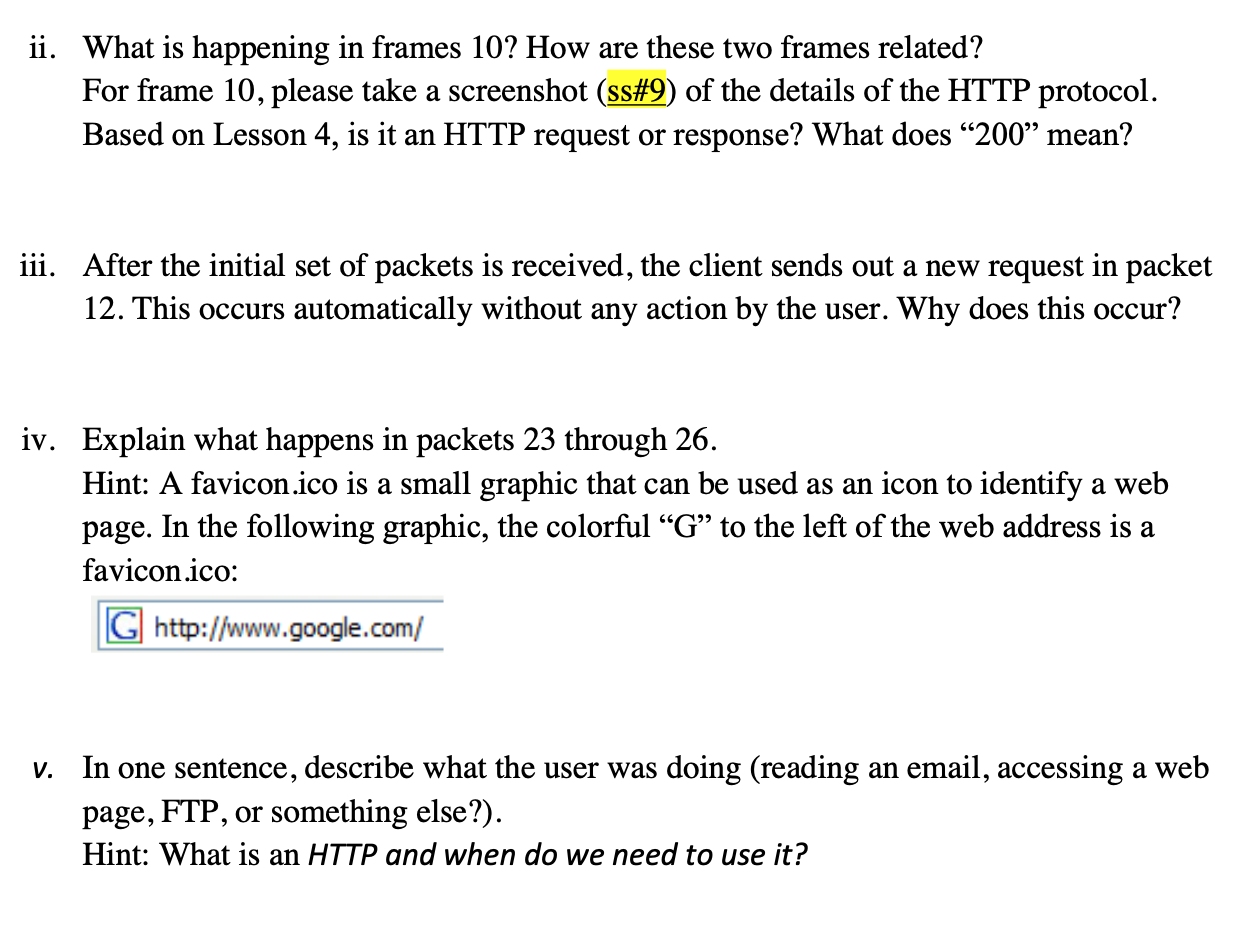 Solved 7 Hypertext Transter Protocol (nttpi, 482 bytes | Chegg.com