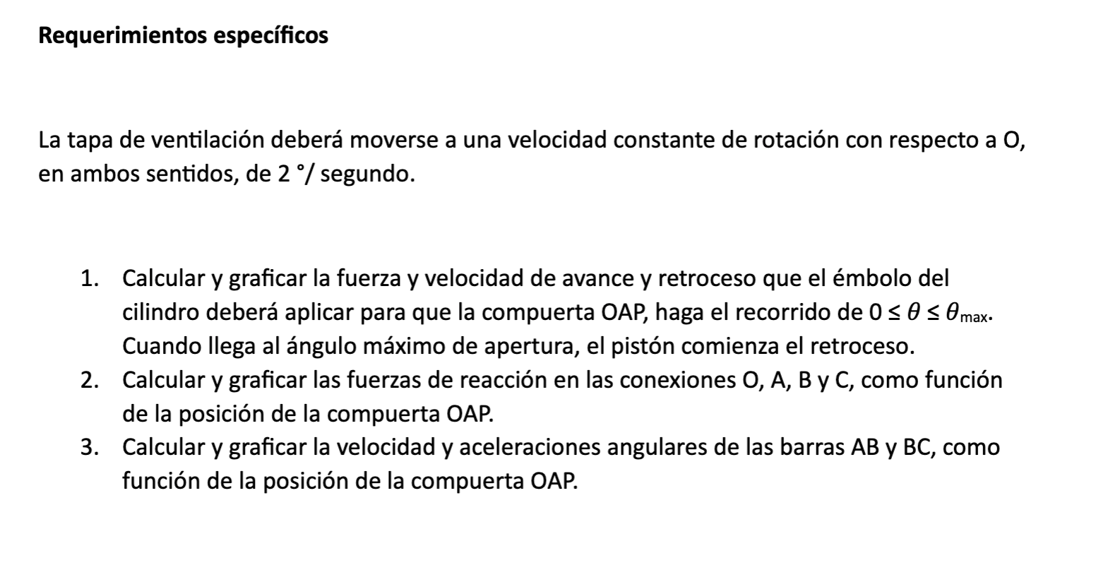 Situación problema Se abre la puerta de ventilación | Chegg.com