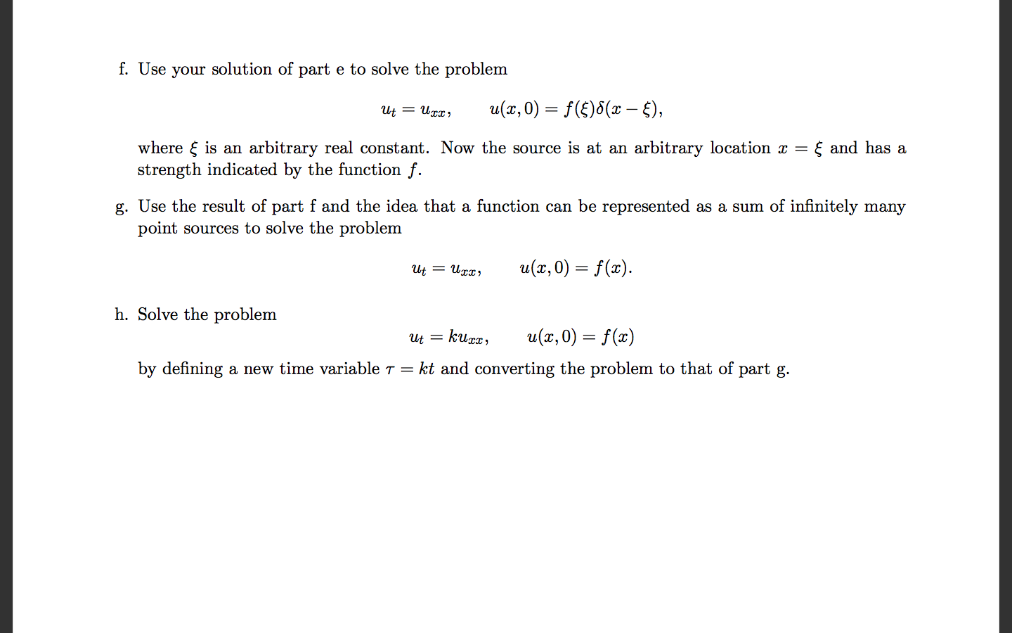 Solved Let U X T Be An Unknown Function With Fourier Tr Chegg Com