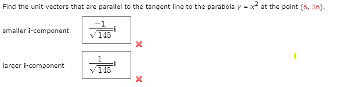 Solved Find The Unit Vectors That Are Parallel To The | Chegg.com