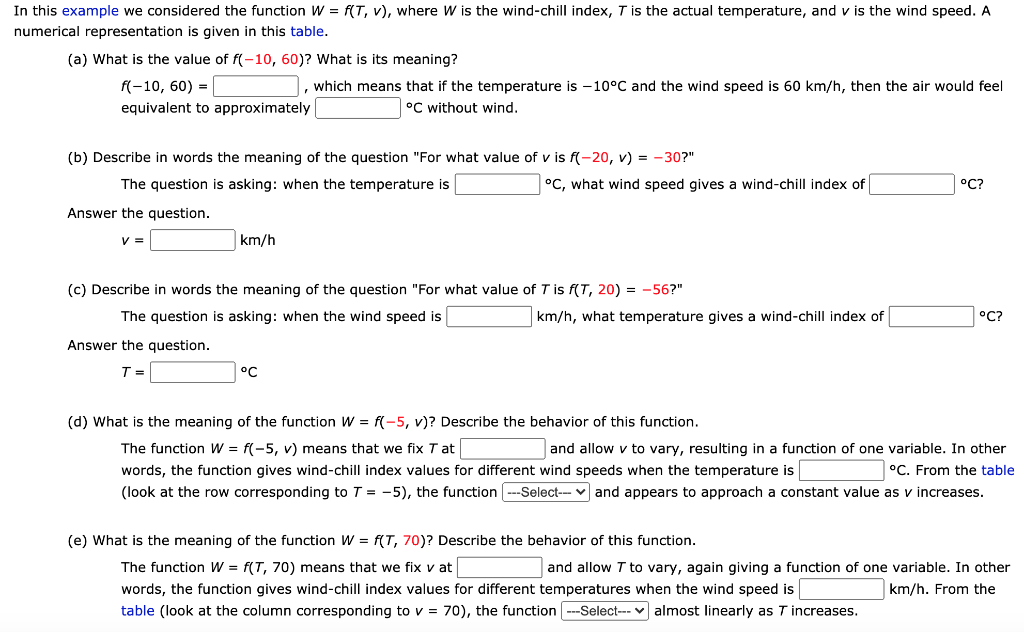 Solved In This Example We Considered The Function W F T Chegg Com