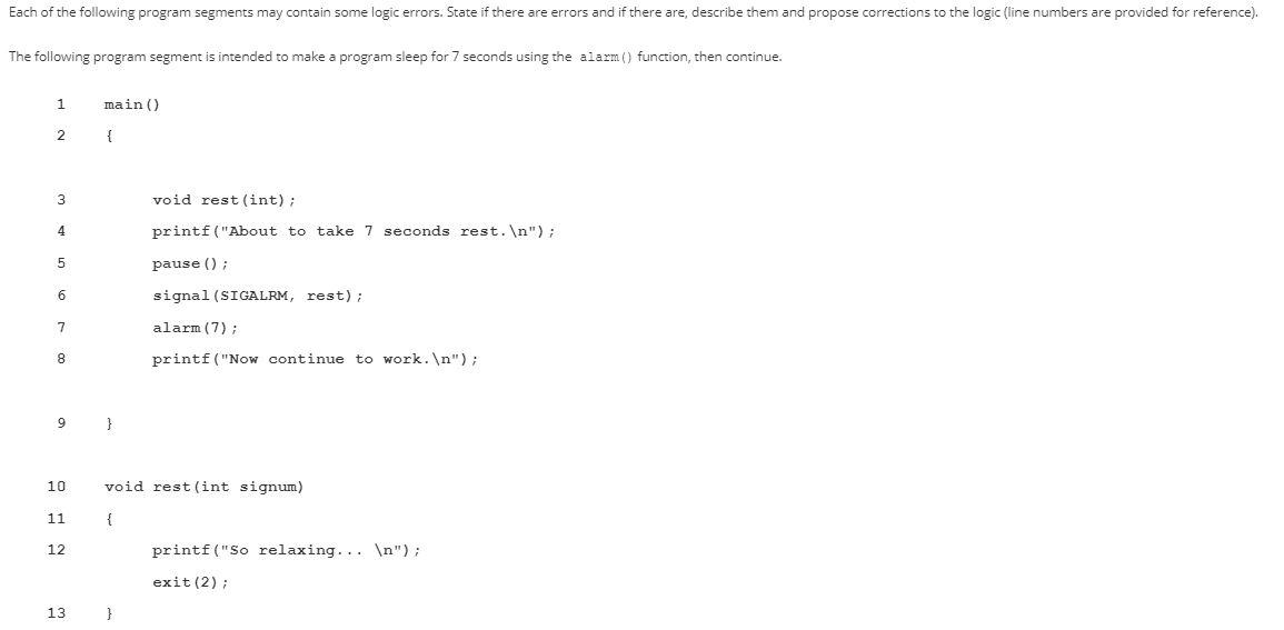 Solved Each of the following program segments may contain | Chegg.com