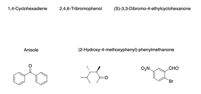 Give Systematic Iupac Name For Each Structure Or Chegg 