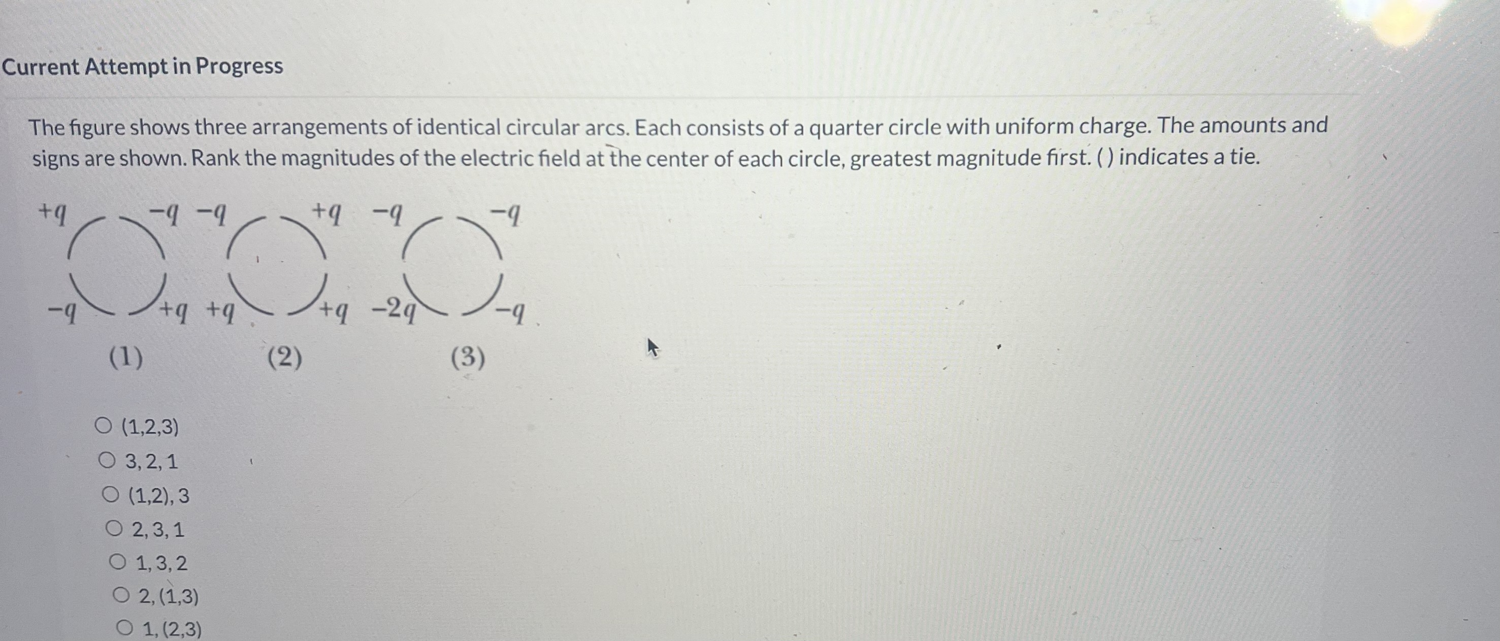 Solved Current Attempt In ProgressThe Figure Shows Three | Chegg.com