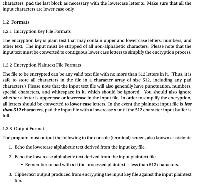Solved 1 Vigènere Cipher In this assignment you'll write a | Chegg.com
