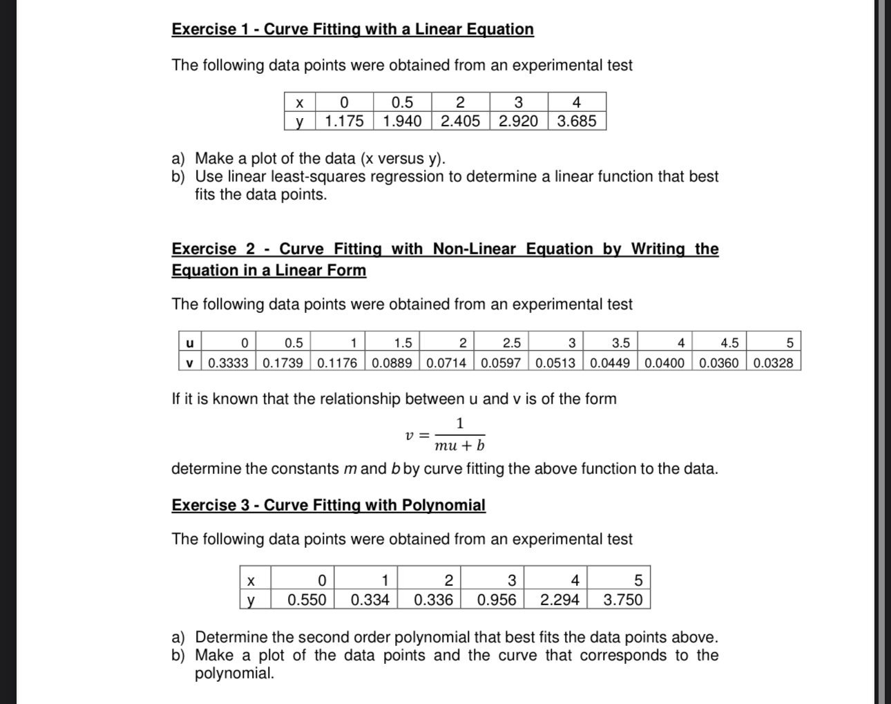 solved-exercise-1-curve-fitting-with-a-linear-equation-the-chegg