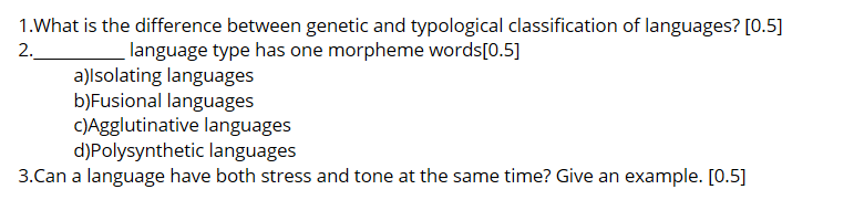Solved 1.What is the difference between genetic and | Chegg.com