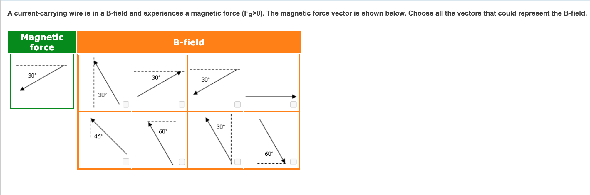 Solved A Current-carrying Wire Is In A B-field And | Chegg.com